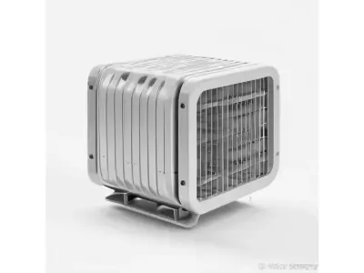Industrial Factory Air Compressor Housing for 3D print 3D model