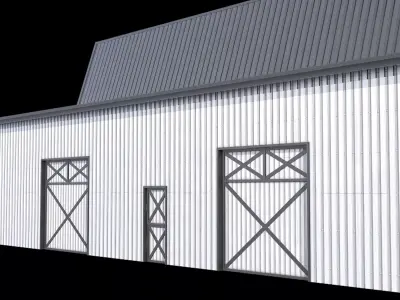 7 PBR Farm Buildings Collection 3D Model Pack