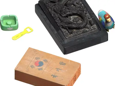 90s South Korea Pack 3D model