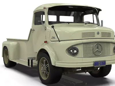 Mercedes-Benz LAK 710 4x4 Custom Pickup 3D model