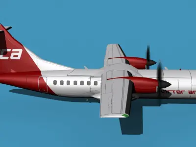 ATR-42-320 Air Charter America 3D model