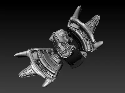 Spaceship Concept 3D model purchase