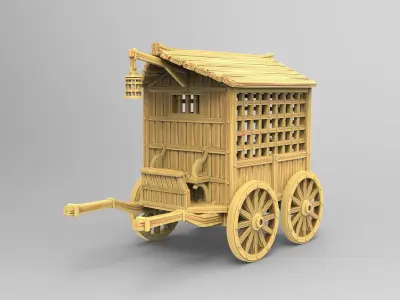 Prison Wagon 3D print model