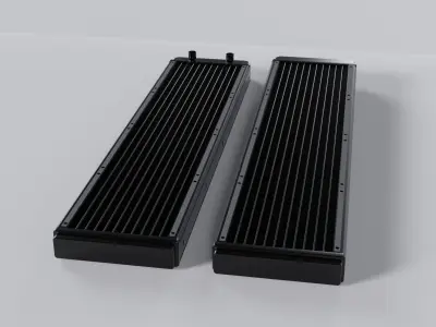 Water cooling radiator - 480 mm 3D model