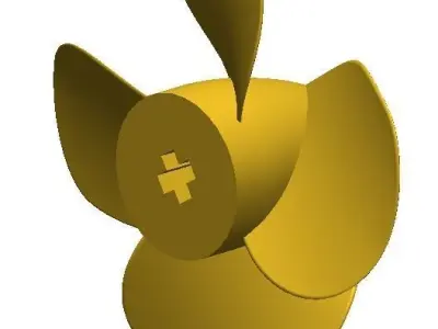 LEGO compatible propeller 3D print model