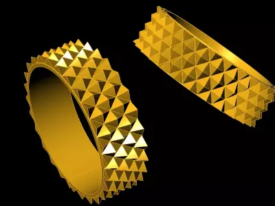 ring for mens stylish 3D model