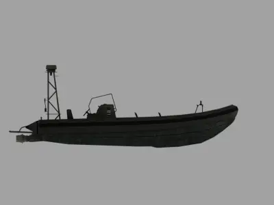 Patrol boat 3D model buy