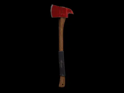 Firefighter Axe 3D model