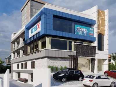 simple building 3D model 3D model