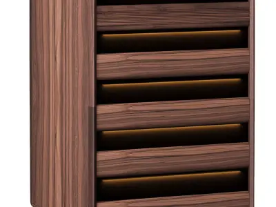 Neo-Chinese Tea cabinet -03 Free 3D model