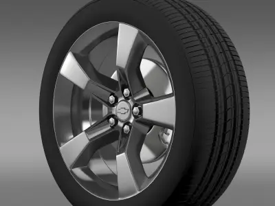 Chevrolet Camaro 2010 wheel 3D model