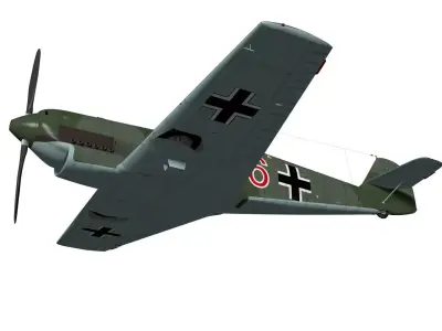 Messerschmitt Bf 109 D 3D model