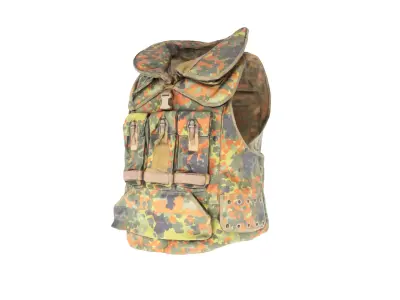 Military Body armor of Bundeswehr Uniform 24 Low-poly 3D model