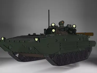 Bmp-2 Low-poly 3D model purchase