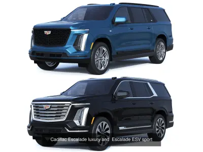 Cadillac Collection 3D Model Pack