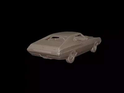 1972 Gran Torino Sport 3D PRINT MODEL 3D print model