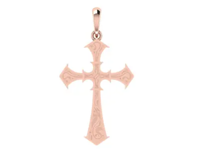 CROSS PENDANT CR137 3D print model
