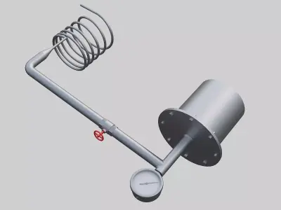 pyrolysis reactor 3D model