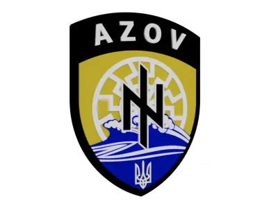 Emblem of the Azov Battalion 3D print model purchase