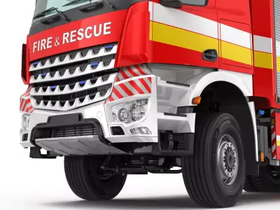 Generic Fire Truck 3D model