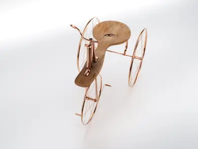 Antique tricycle 3D model