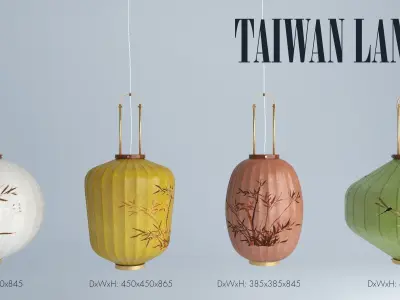 TAIWAN LANTERNS 3D model