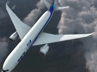 Boeing 787-8 Dreamliner All Nippon Airways 3D model
