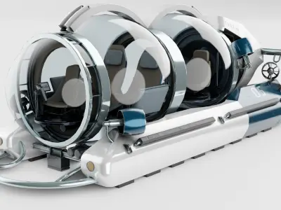 Aurora Mini Submarine 3D model