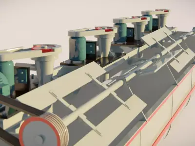 flotation cell 3D Model 3D model