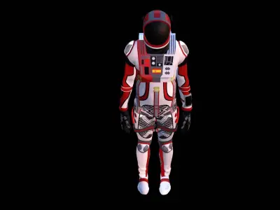 Astronaut Spacesuit Spain 3D model