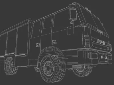 IVECO Magirus HLF20 3D model