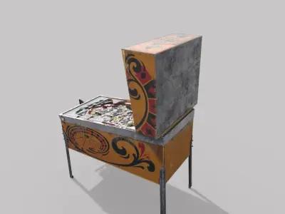Abandoned Pinball Machine 3D model