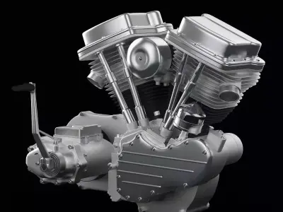 V2 Motorcycle Engine pack