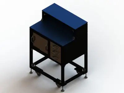 T-Slot Profile Workstations for MOD800W  MOD900W  MOD1000W 3D model