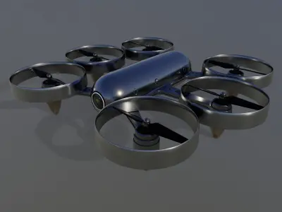 Drone 3D model by aruramesh79
