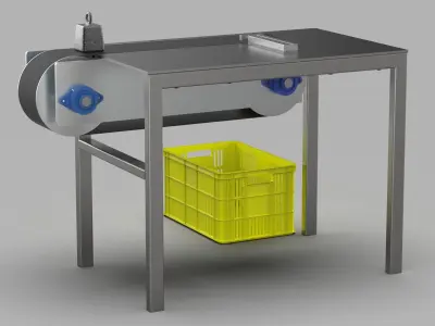 Basket Test Machine 2 - 4K 3D model