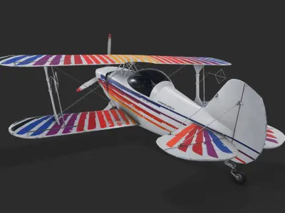Christen Eagle  Low-poly 3D model