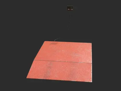 Industrial Weighing Platform Low-poly 3D model