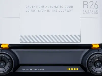  Airport Cargo Robot Vehicle Movus PBR 