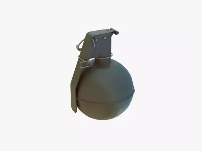 M67 Frag Grenade Low-poly 3D model buy
