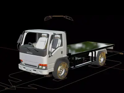 Isuzu NKR Cab Chassis 3D model