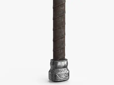 Hammer Viking Low-poly 3D model