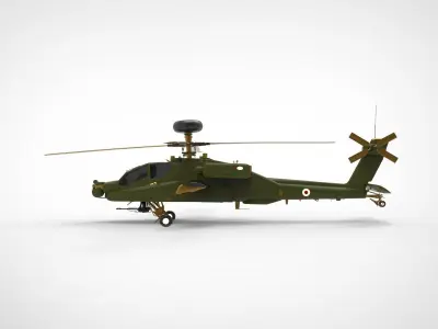 AH-64 Apache Helicopter 3D model by Hafcoy