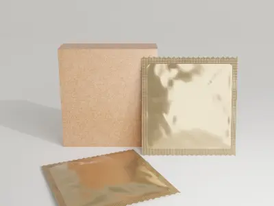 envelopes and boxes 3D model