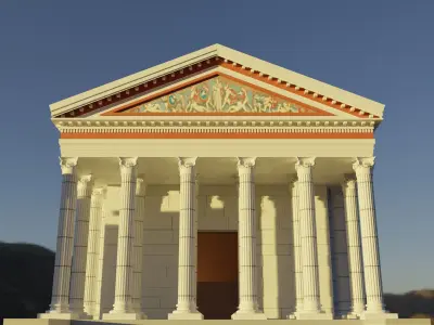 Ancient Temple 3D model purchase