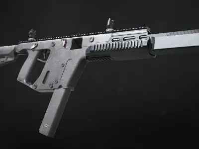 Kriss Vector SMG Low-poly 3D model purchase