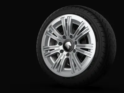 IKCO Wheel Concept by Free 3D model