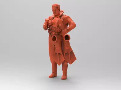 Industrial diver Typ B 3D print model