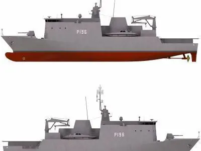 Offshore Patrol Vessel - 01 - 3D model