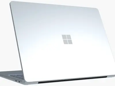 Microsoft Surface Laptop 13 Ocean Rigged 3D model